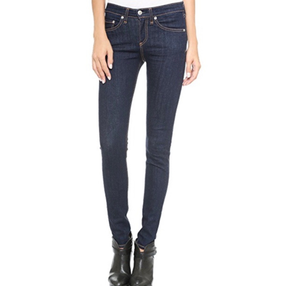 Rag & Bone High Rise Skinny In Color Herit…